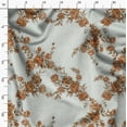 thumbnail image 3 of Soimoi Minky Brown Fabric By the Yard - 56 Inch Wide -Floral & Leaf Floral Pattern Fabric - Botanical and Elegant Designs for Various Uses Printed Fabric, 3 of 6