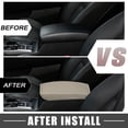 thumbnail image 5 of Unique Bargains 1PC Car Center Console Seat Armrest Cover Trim for Hyundai Tucson 2022 2023 Faux Leather Beige, 5 of 7