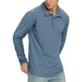 thumbnail image 3 of Iceglad Polo Shirts for Men Long Sleeve Soft Cotton Collared Shirt, 3 of 6
