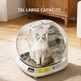thumbnail image 4 of 78L Self-Cleaning Cat Litter Box, Fully Enclosed, Extra-Large Capacity, App Control, Smart Pet Toilet Tray, 4 of 7