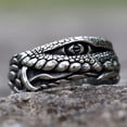 thumbnail image 3 of Dragon Ring Cool Party Aninmal Jewelry Handmade Silver Dragon Rings for Men Gift (12), 3 of 6