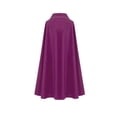 thumbnail image 5 of Unisex Holiday Cloak Cape with Collar Tie Front Long Robe Spooky Wicca Wizard Vampire Costume for Cosplay Dress Up Role Play Themed Party Medieval Accessories, 5 of 5