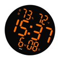 thumbnail image 2 of pitrice Wall Clock USB Powered Clock Digital Clock for Living Room Orange, 2 of 8