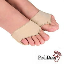 Pedidoc (TM) Metatarsal Pads Ball of Foot Cushions Foot Support Gel Sleeves for Forefoot Pain Relief and Support Prevent Calluses and Blisters Absorbs Shock For Sports and Daily Comfort (1 Pair)