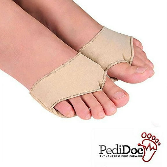 Pedidoc (TM) Metatarsal Pads Ball of Foot Cushions Foot Support Gel Sleeves for Forefoot Pain Relief and Support Prevent Calluses and Blisters Absorbs Shock For Sports and Daily Comfort (1 Pair)
