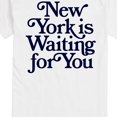 thumbnail image 3 of Instant Message - New York is Waiting For You Short Sleeve Graphic T-Shirt, 3 of 6