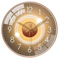 thumbnail image 1 of 12 Inch Round Non-ticking Wall Clock, Large Number Modern Quartz Battery Operated Silent Wall Clocks For Home Living Room Office Kitchen School,B, 1 of 5