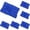 Blue 6PCS, variant on 5 PCS Microfiber Cleaning Cloths Rags Towels Microfiber Disc Cloth Multifunctional Cleaning Rags Microfiber Cleaning Cloth For Kitchen Household & Car Cleaning,11.81x11. inch,Brown