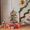thumbnail image 6 of Goldensoil Pre-lit Mini Christmas Tree, Artificial 3ft Tabletop Christmas Tree, Style 2, 6 of 9