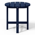 thumbnail image 6 of WestinTrends Malibu Outdoor Side Table – All-Weather Poly Lumber Adirondack Round Patio End Table, Navy Blue, 6 of 12