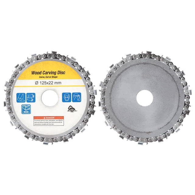Wood Carving Chain Disc, Professional Angle Grinder Chain Disc, Replacement Chain 14 Teeth For 100/115 Angle Grinder Cutting