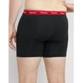 thumbnail image 4 of Hanes Originals Ultimate Men’s Boxer Brief Underwear, Moisture-Wicking Stretch Cotton, Assorted Solids, 3-Pack Black Grey XL, 4 of 6