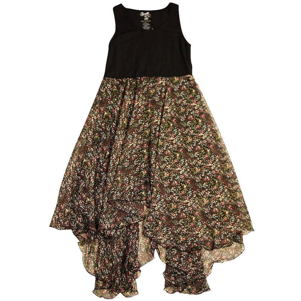 Flowers by Zoe Flowers by Zoe Big Girls Sleeveless Floral Dress 4