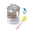 15 liters of white, variant on hejhncii Multipurpose Water Container With Attached Tap And Brush Ideal For Outdoor Hydrations Storage