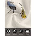 thumbnail image 7 of Watercolor Birds Cloth Napkins Set of 6 Reusable Dinner Napkins, Spring Animal Country Beige Cocktail Napkin Washable Table Napkins for Wedding/Holiday Party/Baby Shower 20"x20", 7 of 7