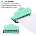 thumbnail image 3 of Unique Bargains Mushroom Discbound Hole Punch, 4 Holes Paper Puncher(Light Blue), 3 of 6