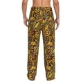 thumbnail image 3 of Picia Vintage Sunflower and Corn Autumn Mens Soft Woven Cotton Elastic Waistband Sleep Pajama Pant Lounge Sleep Pant With Pockets And Drawstring-Medium, 3 of 9