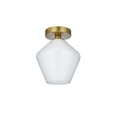 thumbnail image 4 of Elegant Lighting LD2255SG Gene 8" Wide Semi-Flush Ceiling Fixture - Gold, 4 of 7