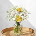 thumbnail image 4 of Flores artificiales N&T NIETING Ramillete de aliento de bebé 15 piezas blanco, 4 of 9