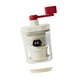 thumbnail image 1 of Trituradora de hielo manual, máquina para hacer granizados, práctica máquina para hacer hielo raspado, máquina para hacer conos de nieve Blanco y rojo, 1 of 9