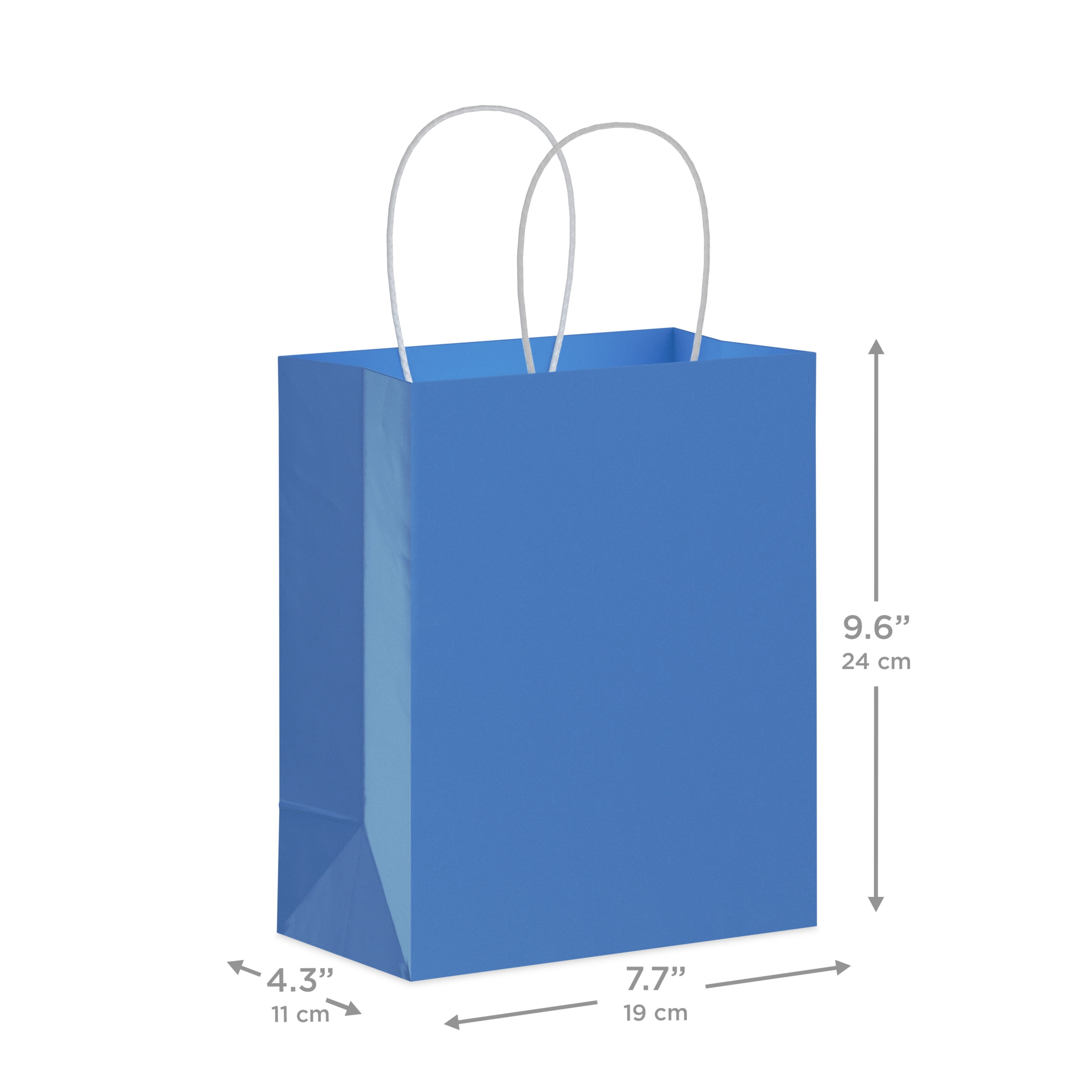 Hallmark Medium Gift Bag (Solid Royal Blue)