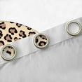 thumbnail image 4 of jejeloiu Leopard Peint Billiard Black Out Curtains,Ball Sport Game Curtains Pack of 2 (42x63 Each),Red Brown White Bedroom Curtains For Boys Teens,Super Cozy Room Decor, 4 of 6