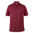 thumbnail image 1 of Monterey Club Men's Lightweight Heather Melange Jersey Golf Golf Polo Shirt #3021, 1 of 2