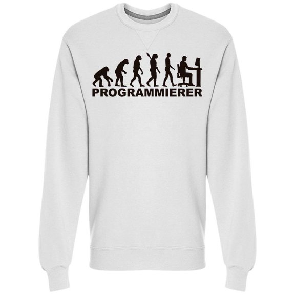 Programmierer Evolution Sweatshirt Men -Image by Shutterstock, Male Small