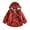 Red, variant on Boys Hooded Jackets Front Zip Long Sleeve Cute Print Cardiagan Lightweight Casual Loose Outwear With Pockets (11 Years, Red)