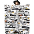 thumbnail image 2 of Halloween Throw Blanket Cozy Fleece Spooky Horror Blankets Gifts for Women Men Halloween Decoration for Party Sofa Bed Couch 50"X60", 2 of 6