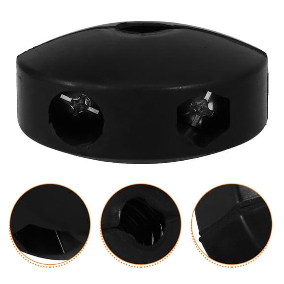 Hemobllo Stability and Safety Hose Reel Ball Stopper Black Rubber 1Set