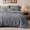 01 Grey, variant on U by Bedsure Fluffy Gray Comforter Set Queen, 3 Pieces Super Soft Faux Fur Fleece Queen Bedding Set, 1 Luxury Shaggy Fuzzy Comforter with 2 Pillowcases