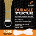 thumbnail image 5 of Outdoor Sun Shade - 12' x 12' x 12' Tan Shade Sails for Backyard - Sun Shade Sail Balcony Shade Canopy - Pergola Shade Cover for Garden - Sun Sail Deck Shade Sunshades for Patio - Sun Shades Outdoor, 5 of 5