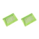 thumbnail image 1 of Methold Estuche para documentos duradero y elegante para estudiantes y profesionales Carpetas elegantes Estuche con cremallera Verde verde fluorescente 2Conjunto, 1 of 6