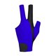 thumbnail image 2 of Guantes de billar de 3 dedos Guantes de billar profesionales para mujeres Entrenamiento deportivo Azul, 2 of 8