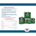 thumbnail image 3 of Adhesivos de cemento vinílico RH HH-66 sin tolueno 946 ml, 3 of 4