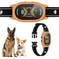 thumbnail image 1 of Collar antiladridos recargable para perros grandes, resistente al agua IP67 con sensibilidad ajustable para perros medianos y pequeños (negro mate)., 1 of 15
