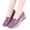 Light Purple, variant on Women's Orthopedic Casual Mesh Slip On Shoes Low Cut Breathable Summer Comfortable Lightweight Mommy Walking Sneakers for Daily Wear Purple