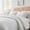 White-Circle, variant on Queen Size Quilt Set, 3-Piece Soft Warm Ultrasonic Reversible Pleated Ruffled Coverlet Bedspread Set with 2 Pillow Shams, 90x90 inch, White