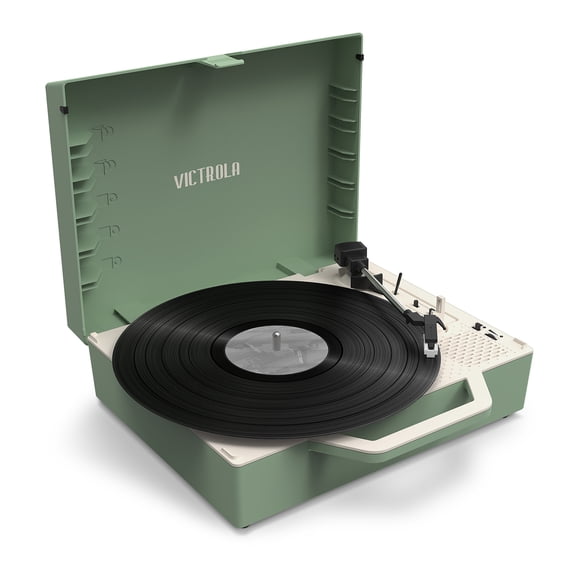 Victrola Journey Bluetooth Suitcase Record Player (Basil)