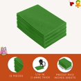 thumbnail image 3 of FabricLA Acrylic Felt Fabric Sheets for Crafts | Precut 9" X 12" Inch (20 cm X 30 cm) Felt Squares | Felt Fabric Sheets for DIY Crafts, Hobby, Costume, and Decoration | Green, 12 Pieces, 3 of 10