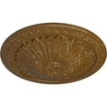 thumbnail image 3 of Ekena Millwork 15"OD x 1 3/4"P Alexa Ceiling Medallion (Fits Canopies up to 3"), Hand-Painted Smokey Topaz Crackle, 3 of 7