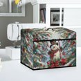 thumbnail image 5 of HELLHERO Classic Snowman with Candy Cane Sewing Machine Cover Protective Sleeve Multifunction Tote Handle and Pocket, 5 of 8