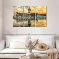thumbnail image 2 of Elephant Stock Hilton Head Lighthouse Wall Art - Horizontal Multi Panel Canvas - Living Room Wall Decor - Nautical Multi Panel - Yellow And Red Decor - 45" x 28", 2 of 8