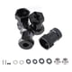 thumbnail image 5 of 4 extensores de cubo de rueda hexagonal de aleación de aluminio de 5 mm de diámetro con pasadores de eje para 1/10 Negro, 5 of 9