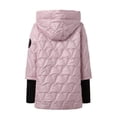 thumbnail image 3 of Women's Jacket Fashion Hooded Loose Long Sleeve Patchwork, 3 of 6