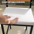 thumbnail image 5 of Crestlive Products Outdoor Bar Stools Set of 2, Patio Counter Height Barstools with Cushions, Outdoor Bar Chairs with Back & Footrest for Deck, Patio, Backyard, Garden, Poolside, White, 5 of 6