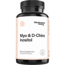 Wholesome Story Myo-Inositol & D-Chiro Inositol Ovarian Support Supplement for Women, 360 Caps