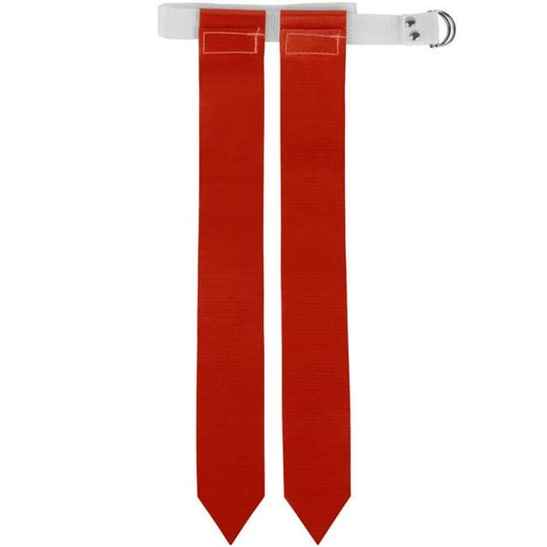 Crown Sporting Goods Flag Football Belt, Red Includes 1 Belt with 2