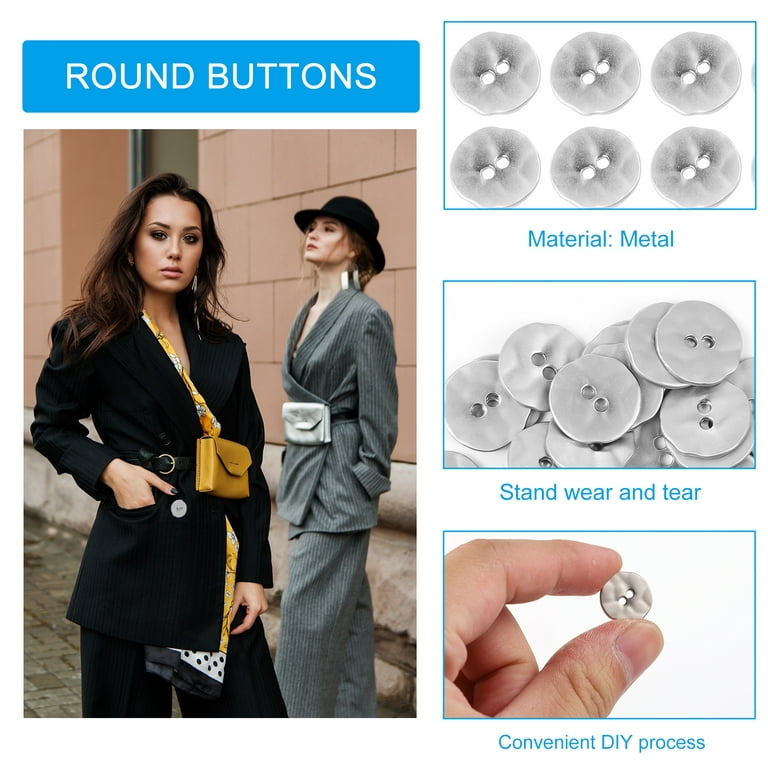 Metal Sewing Buttons Accessories